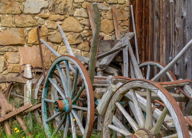 istock historic agricultural equipment 1295765593