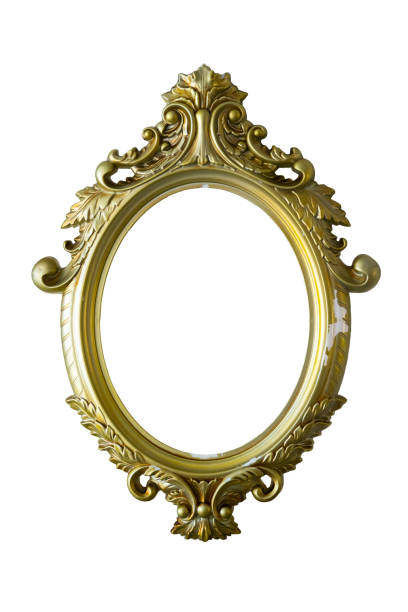 istock Golden vintage frame for painting or mirror 1295772591