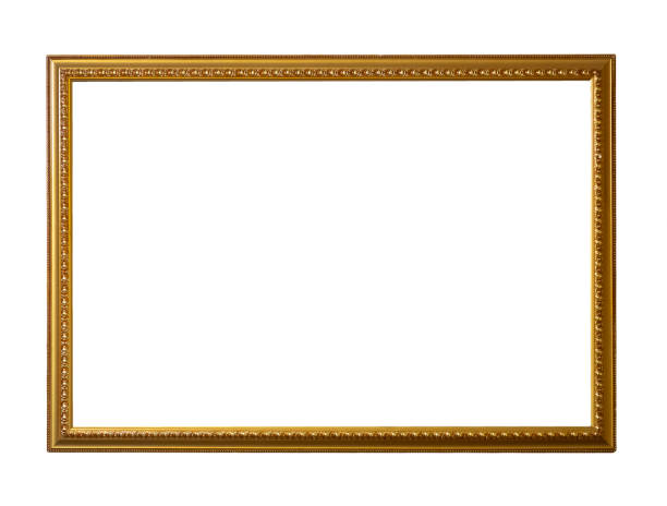 istock Golden vintage frame for painting or mirror 1295772621