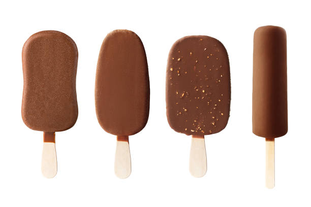 istock set of different types of ice cream, isolated on white background, clipping path 1295773446