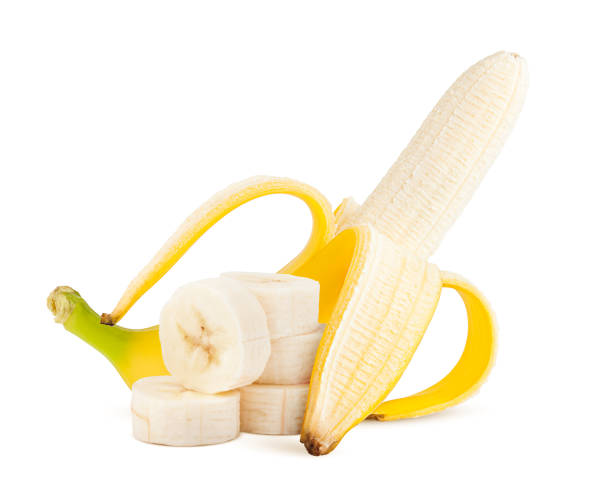 istock banana isolated on white background, clipping path, full depth of field 1295773451