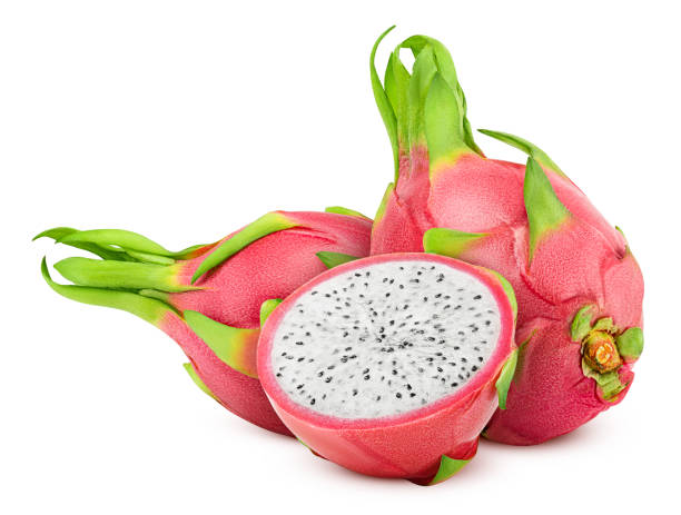 dragon fruit, pitahaya, pitaya, isolated on white background, clipping path, full depth of field dragon fruit, pitahaya, pitaya, isolated on white background, clipping path, full depth of field pitaya photos stock pictures, royalty-free photos & images