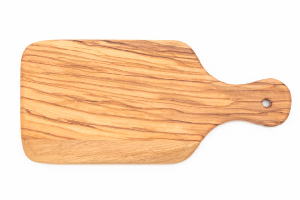 deska do krojenia odizolowana na białym tle - wooden cutting board zdjęcia i obrazy z banku zdjęć