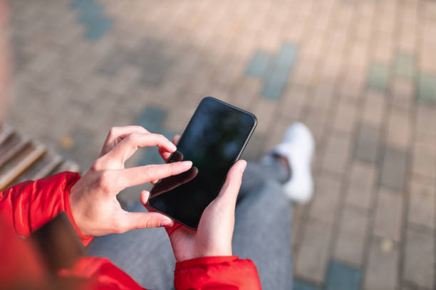 istock Smartphone in a female hands 1295784735