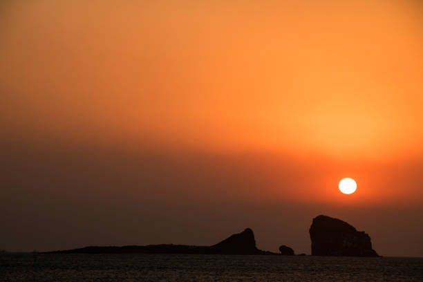 A Beautiful Sunrise  in  Jeju Island, Korea