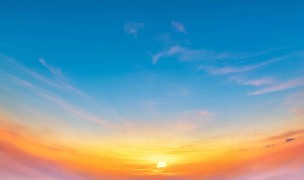istock The sky with cloud beautiful Sunset background 1295787914