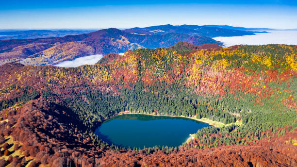 istock St. Ana's lake, Transylvania in Romania 1295788635