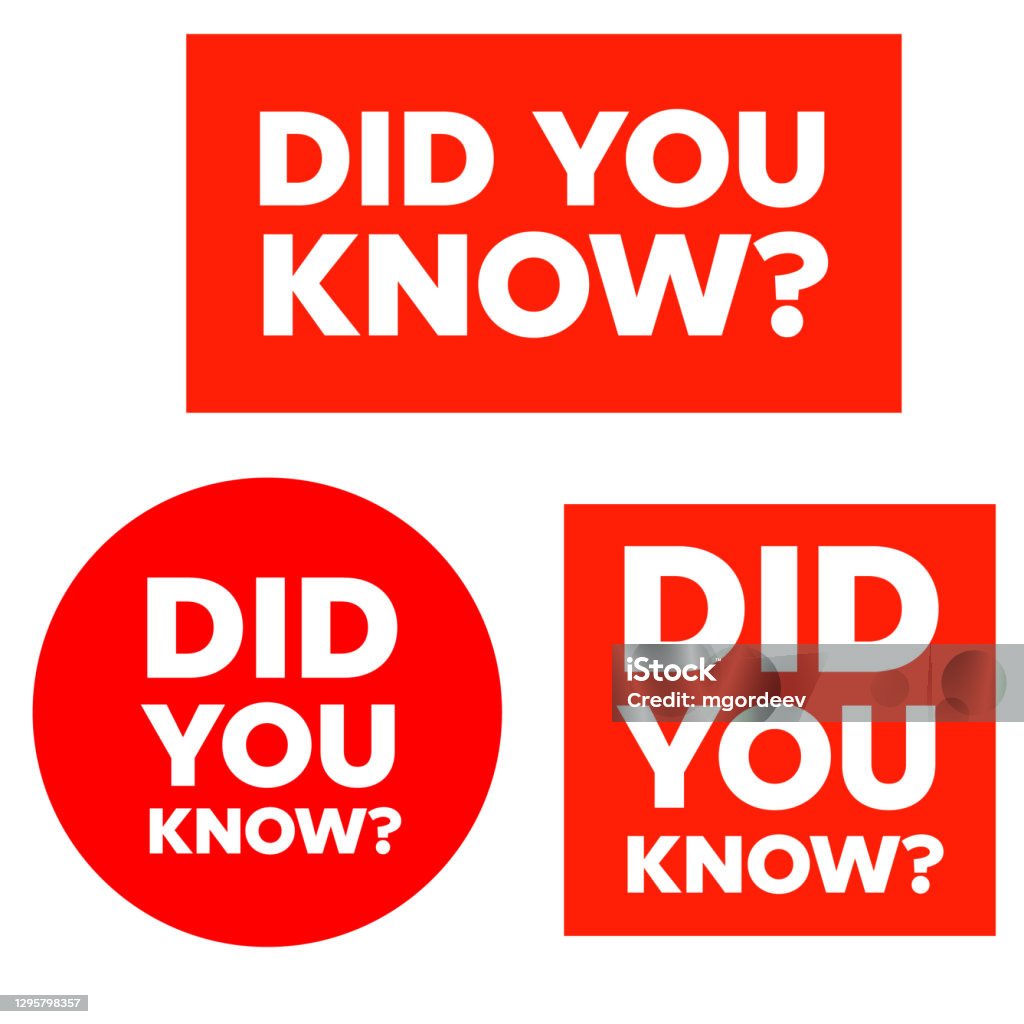 To Know Sign Know How Arrow Tag Sign Did You Know Words Stock Illustration ...