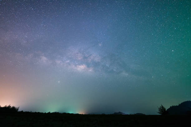 istock A star at nigh sky with cloudy at night time 1295798890