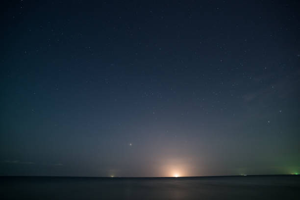 istock A star at nigh sky with cloudy at night time 1295800201