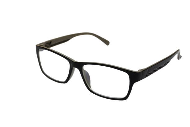 istock The Black Eye Glasses Isolated on White background. 1295801398
