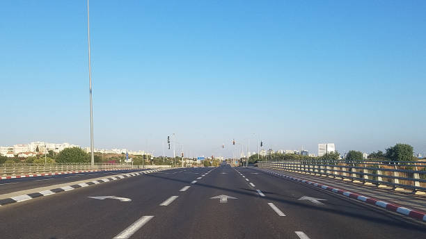 istock Empty roads on yom kipur in Israel 1295801452