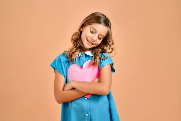 istock Children on Valentine's Day. 1295801683