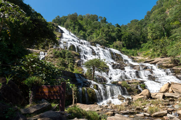 istock Waterfall and forest at Chiang Mai, Thailand Nov 2020. 1295803071