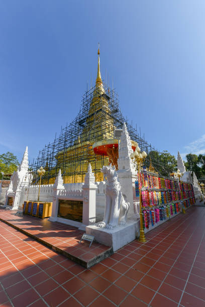 istock Phra that chae haeng Temple, It is being renovated annually.s 1295805520