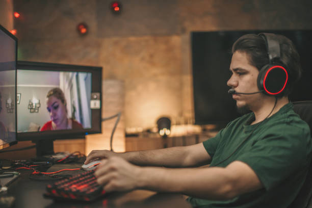 istock Portrait Of gamer 1295820970