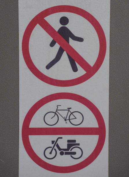 istock entering prohibited sign on the street 1295826244