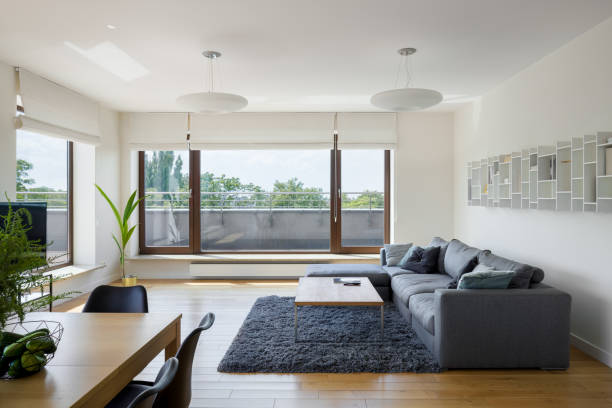 istock Spacious and bright apartment with terrace 1295831103