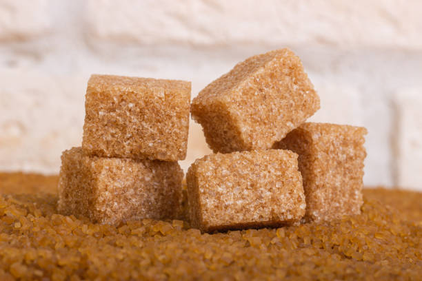 istock Sugar in the form of sand and cubes 1295837767
