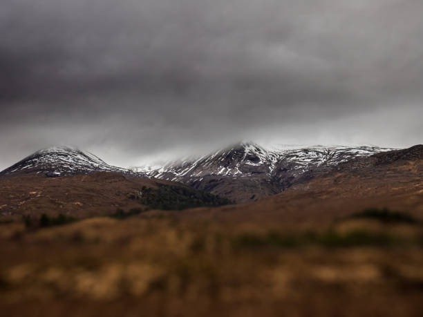 Moody Scotish mountain in the west highlands