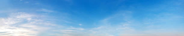 istock Panorama sky with cloud on a sunny day. 1295839138