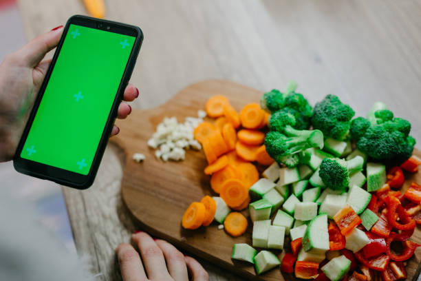 istock Recipes from the app help me cook easier and better 1295844541