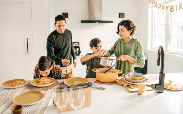 istock Living in a small apartment and paying mortgage 1295846219