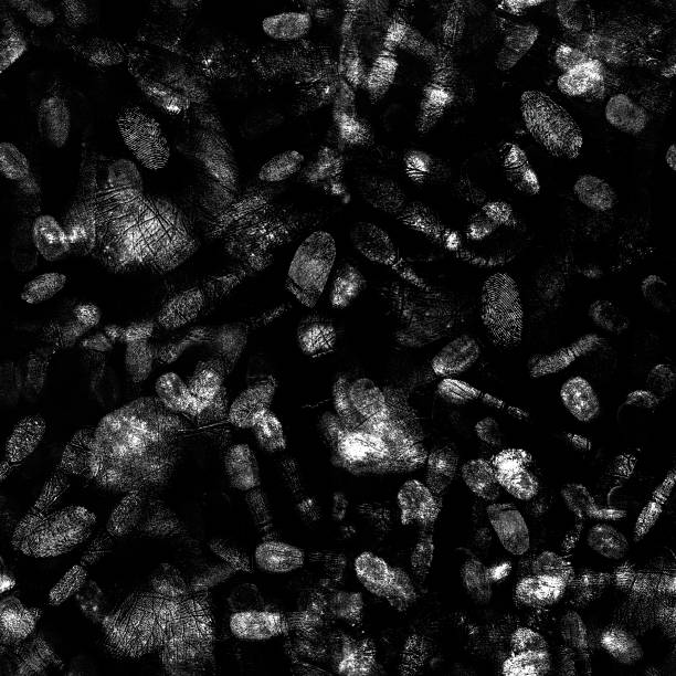 Fingerprint smudges surface imperfection seamless texture. stock photo