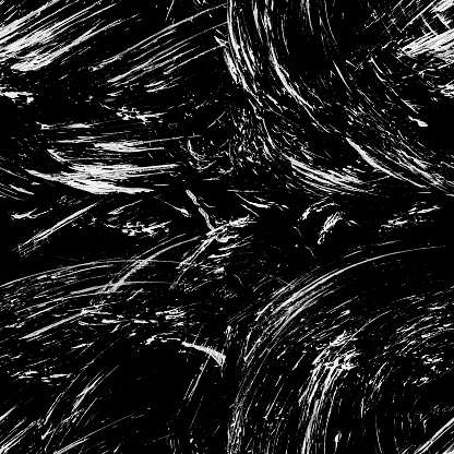 set of nine black strokes of paint isolated on a white background. design brush