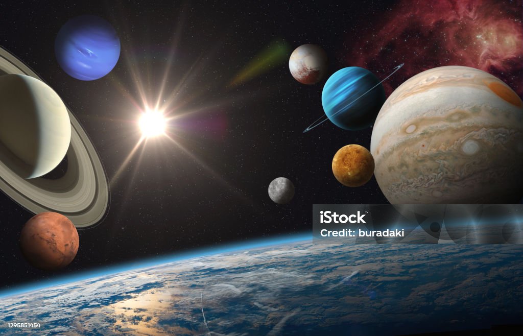 Earth And Solar System Planets Stock Photo - Download Image Now - Planet -  Space, Solar System, Mercury - Planet - iStock