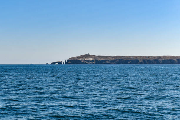 Arch Rock - Channel Islands Arch Rock on Anacapa Island, Channel Islands National Park, California. anacapa island stock pictures, royalty-free photos & images