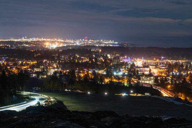 istock Langford Cityscape at Night 1295862595