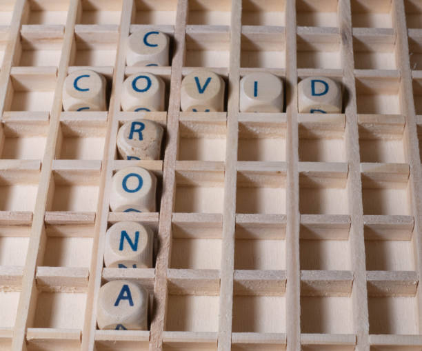 istock Wooden Letters Cluster Corona Covid 1295865632