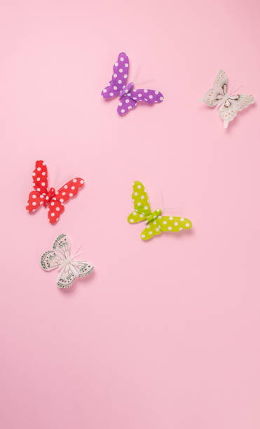 istock Colorful butterflies isolated 1295869028