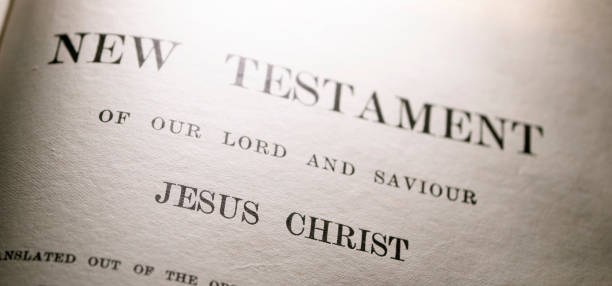 istock Close up of old Holy Bible 1295877438