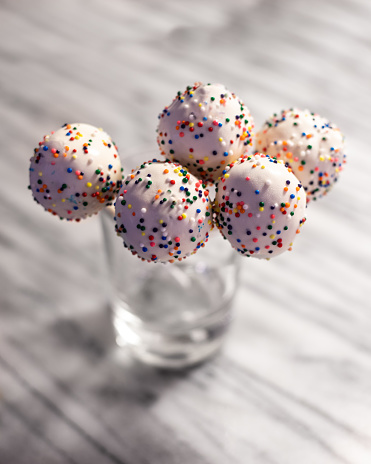 Cake Pops with Rainbow Sprinkles in San Diego, CA, United States