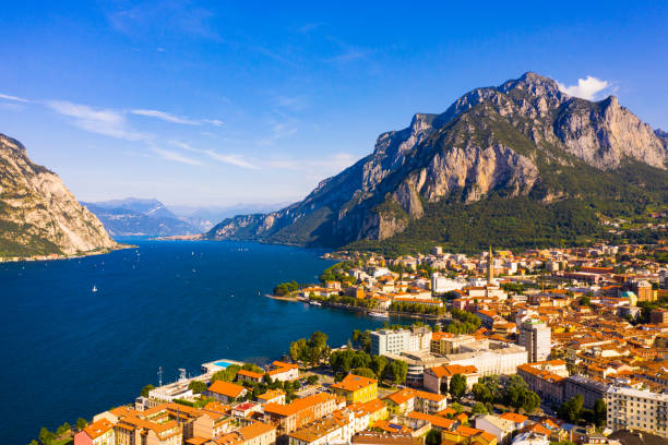 istock Lecco and Como lake in Italy 1295885564