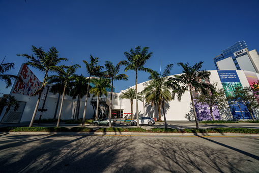 Fort Lauderdale, FL, USA - January 9, 2021: NSU Art Museum Fort Lauderdale Florida Nova Southeastern University