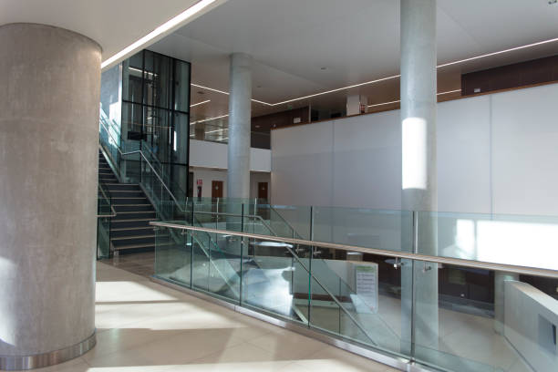 istock Empty hospital corridor - Covid-19 Concepts 1295897786