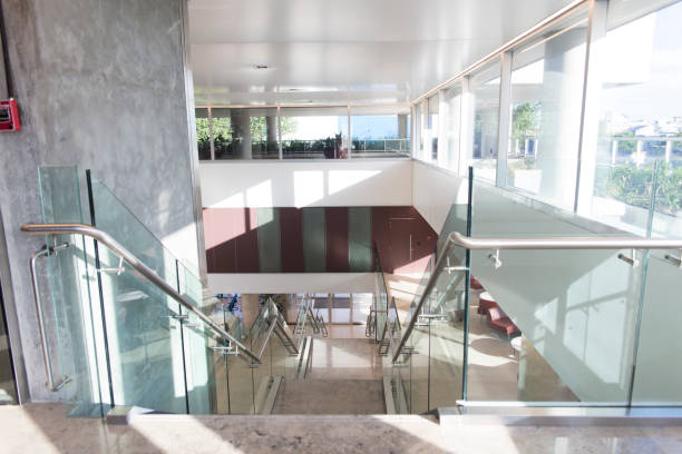 istock Empty hospital mezzanine - Covid-19 Concepts 1295898377