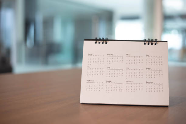 istock Calendar Event Planner is busy.calendar,clock to set timetable organize schedule,planning for business meeting or travel planning concept. 1295906390