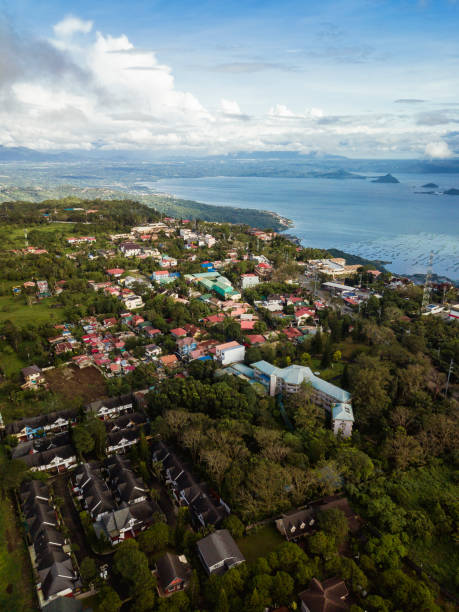 istock Several residential townships at Tagaytay, Cavite, Philippines. Real estate developments in Southeast Asia. 1295910066