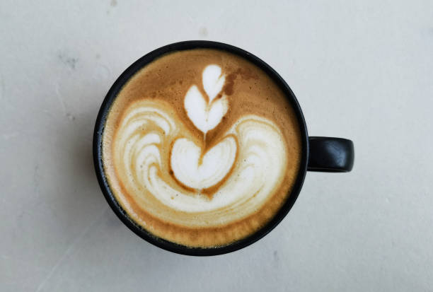 istock a cup of latte art coffee 1295915595