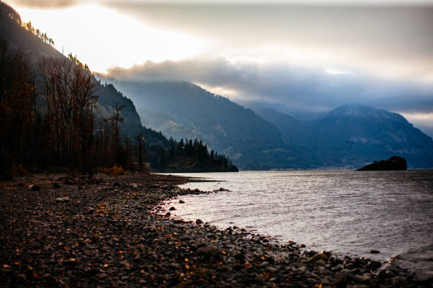 istock Sunset Over The Columbia River Gorge 1295920120