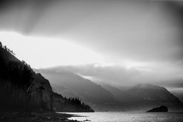 istock Sunset Over The Columbia River Gorge 1295920132