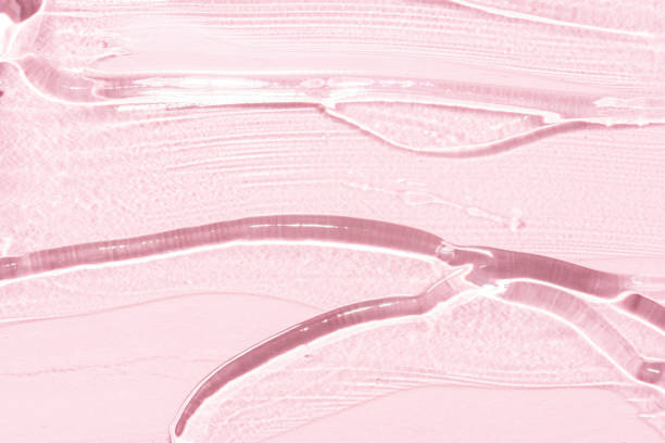 istock pink transparent gel macro close up texture 1295921529