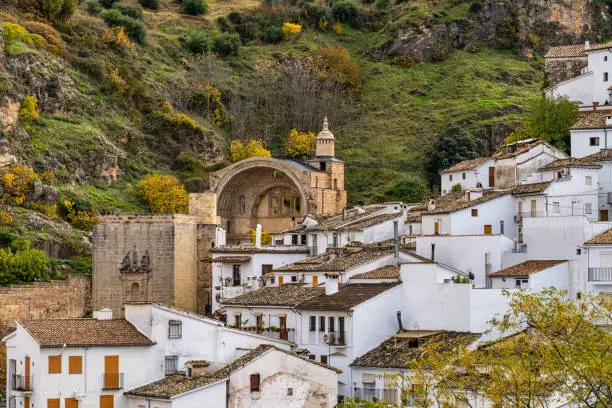 View of the Ruins of Santa Maria Church - Cazorla, Jaen, Andalusia, Spain, Europe
