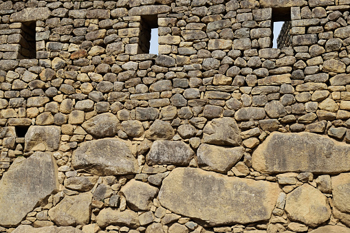 Ruins of village Machu Picchu, Peru, South America