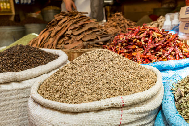 istock Spices and herbs for sale in Morocco 1295931006