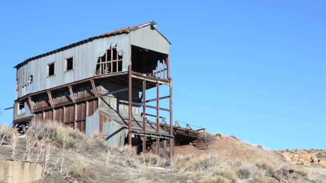 Abandoned mine building